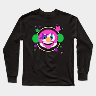 Clown Monkey Confetti Long Sleeve T-Shirt